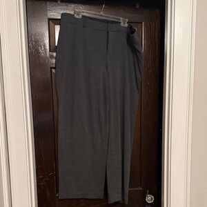 Coldwater Creek Charcoal Herringbone Pants